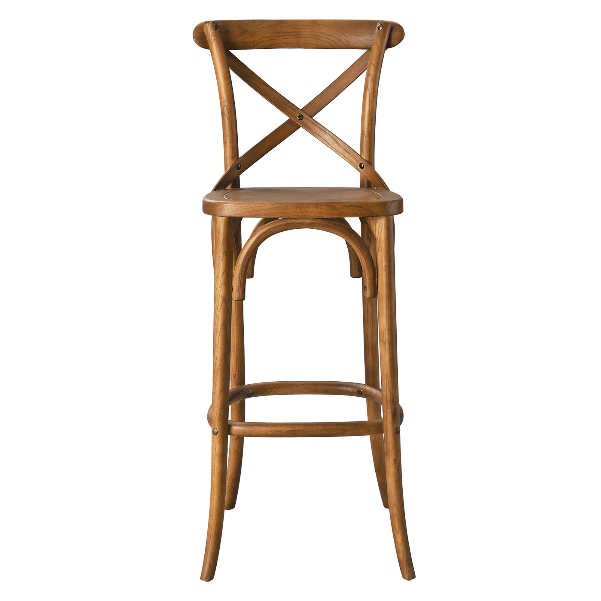 Gear Bar Stool - Walnut (EEI-5563-WAL)