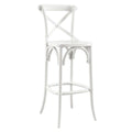Gear Bar Stool - White (EEI-5563-WHI)