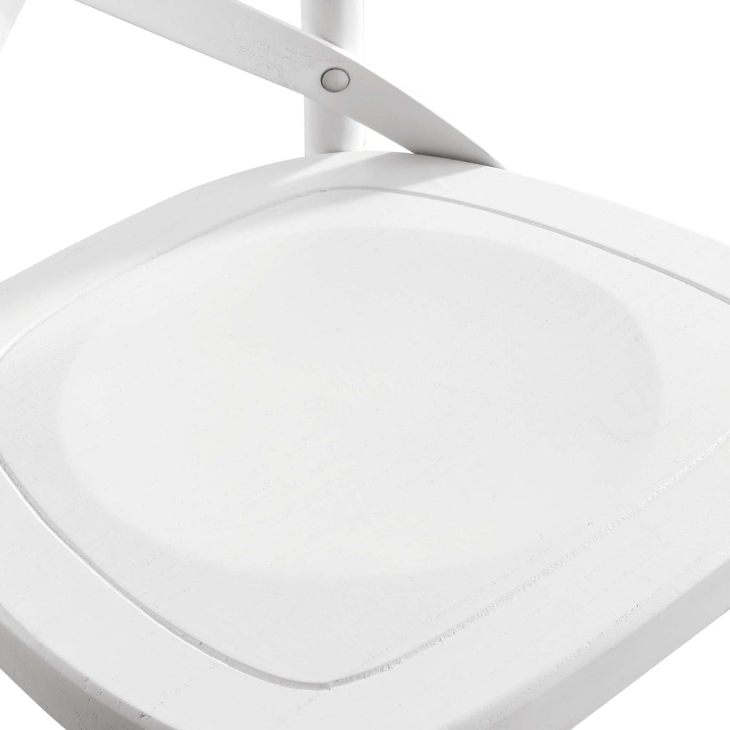 Gear Bar Stool - White (EEI-5563-WHI)