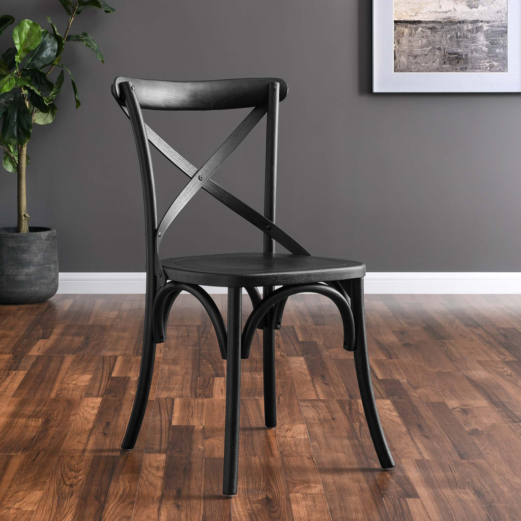 Gear Dining Side Chair - Black (EEI-5564-BLK)
