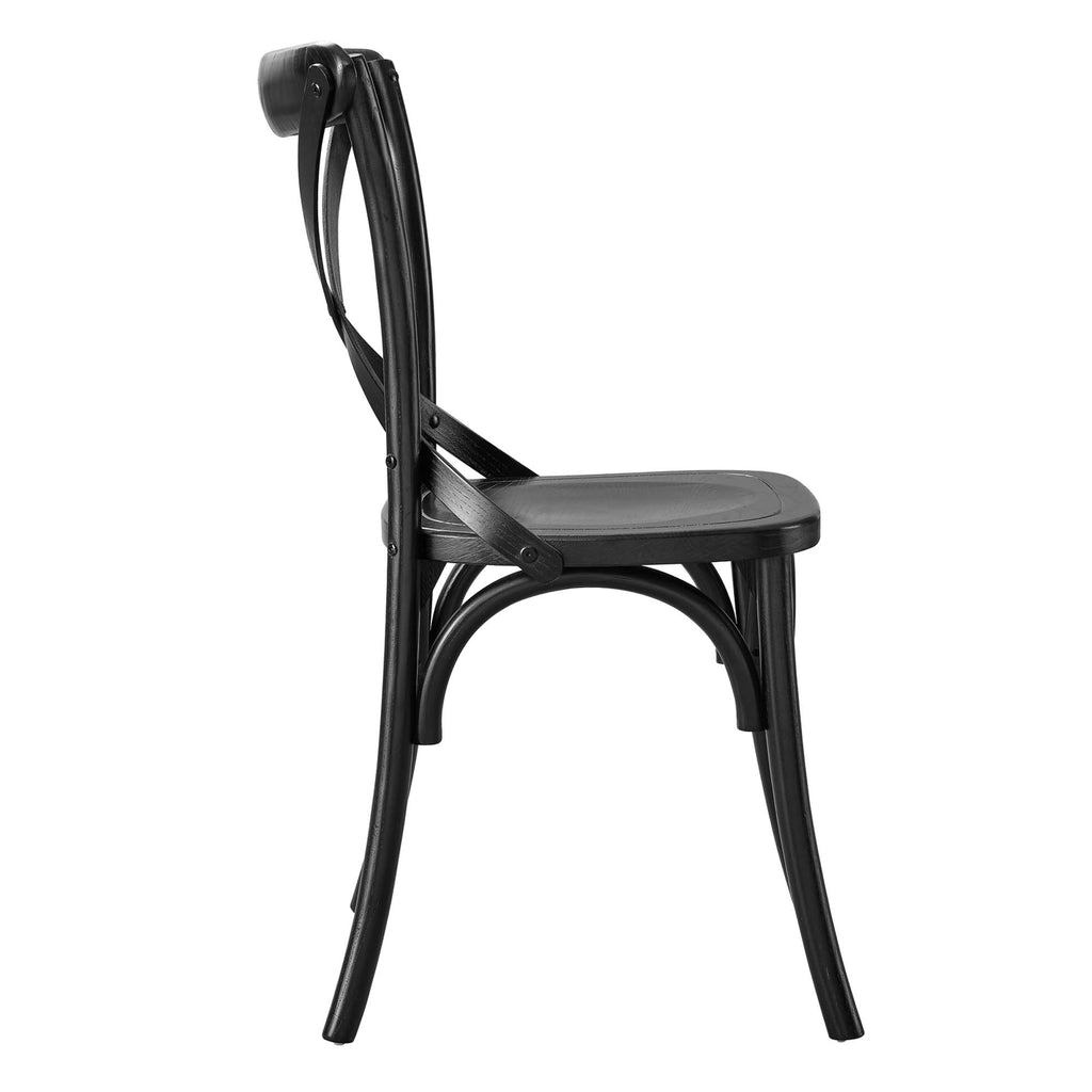 Gear Dining Side Chair - Black (EEI-5564-BLK)