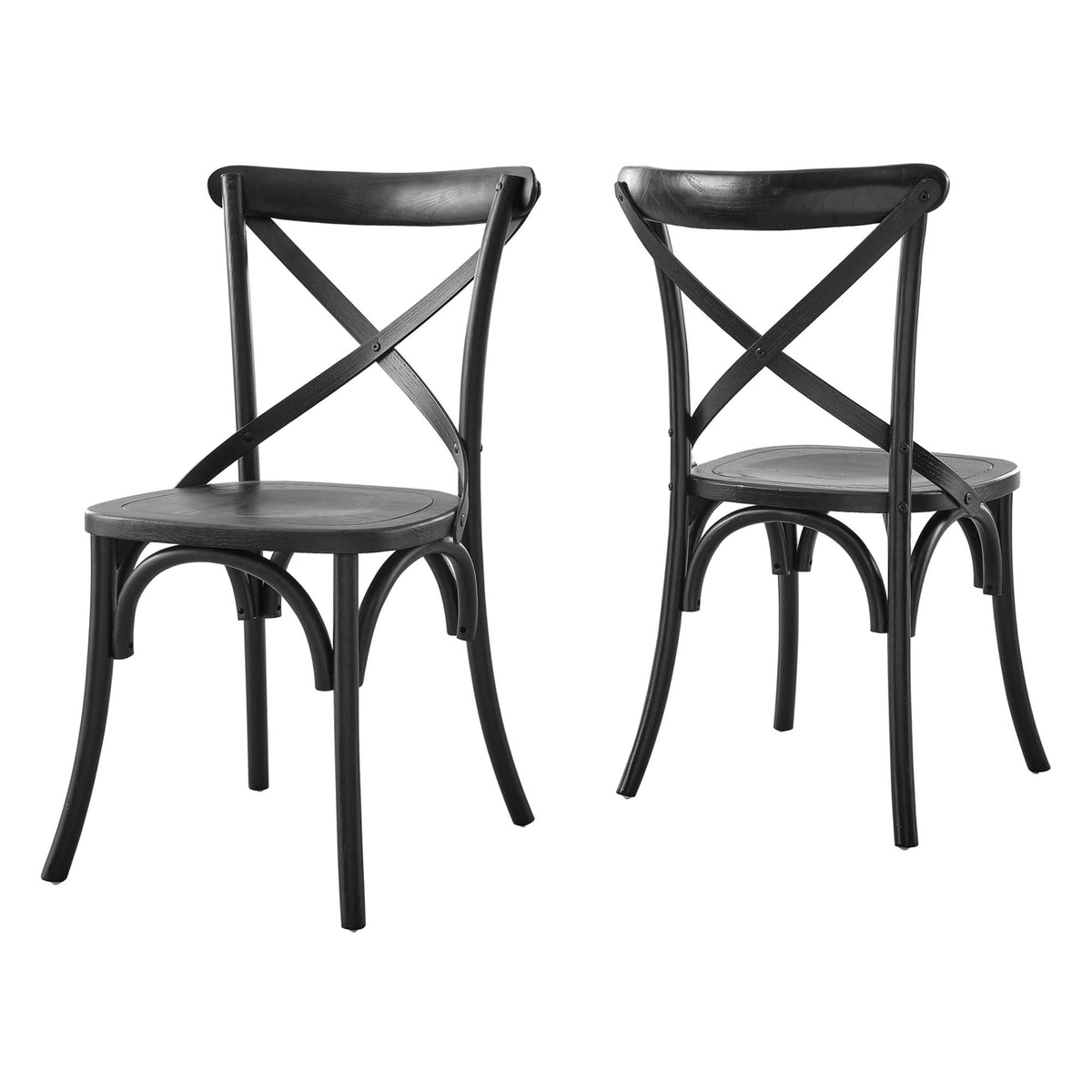 Gear Dining Side Chair - Black (EEI-5564-BLK)