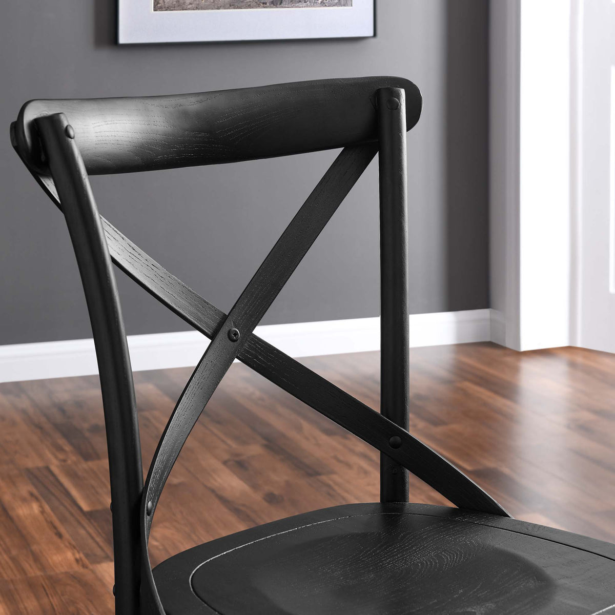 Gear Dining Side Chair - Black (EEI-5564-BLK)