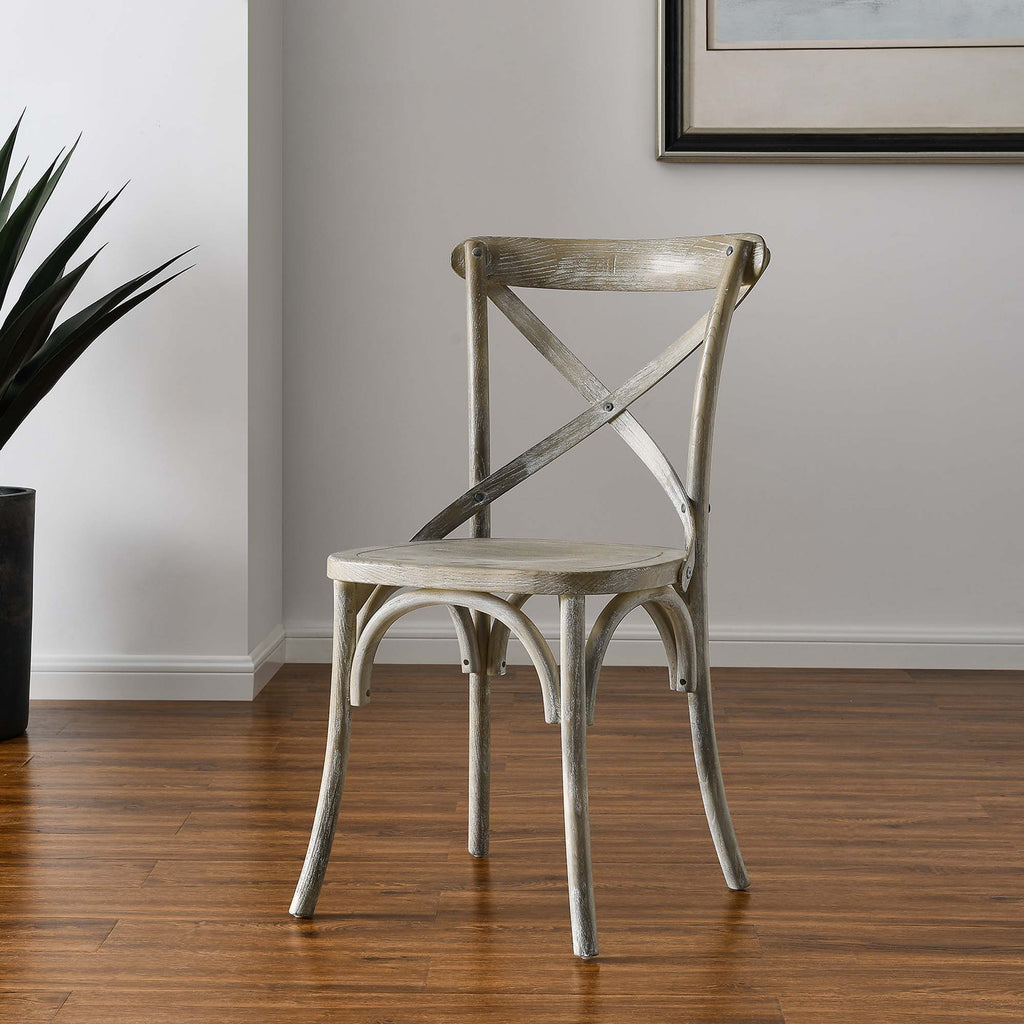 Gear Dining Side Chair - Gray (EEI-5564-GRY)