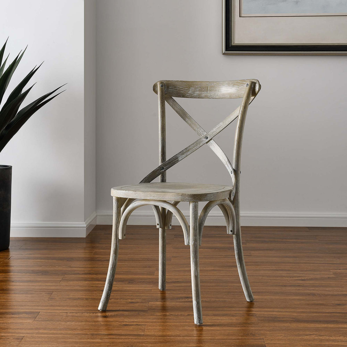 Gear Dining Side Chair - Gray (EEI-5564-GRY)