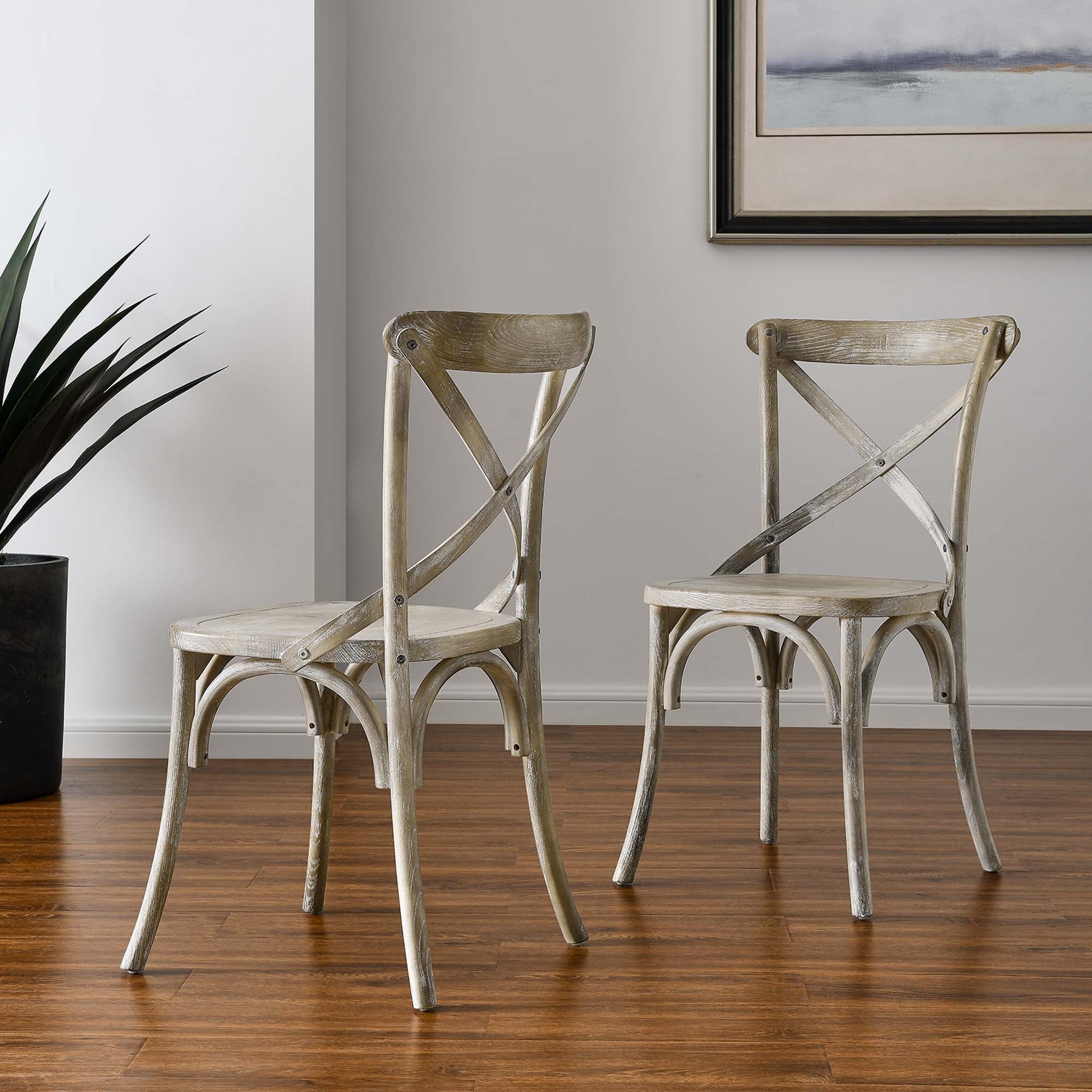 Gear Dining Side Chair - Gray (EEI-5564-GRY)