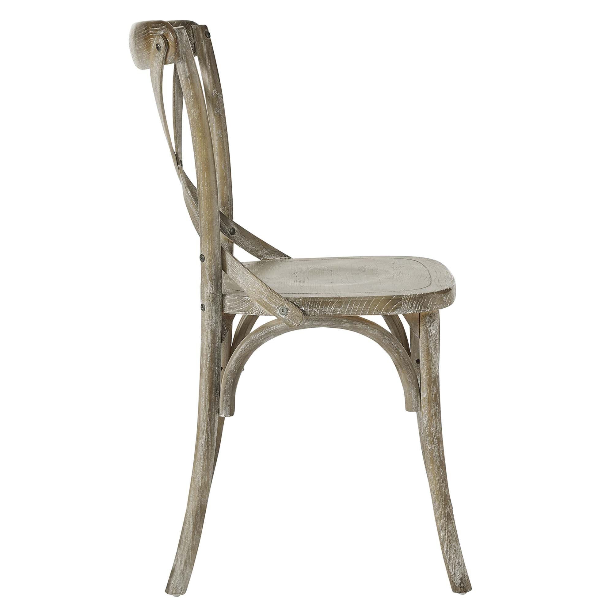 Gear Dining Side Chair - Gray (EEI-5564-GRY)