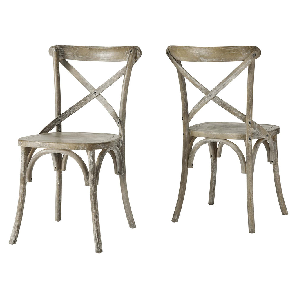 Gear Dining Side Chair - Gray (EEI-5564-GRY)