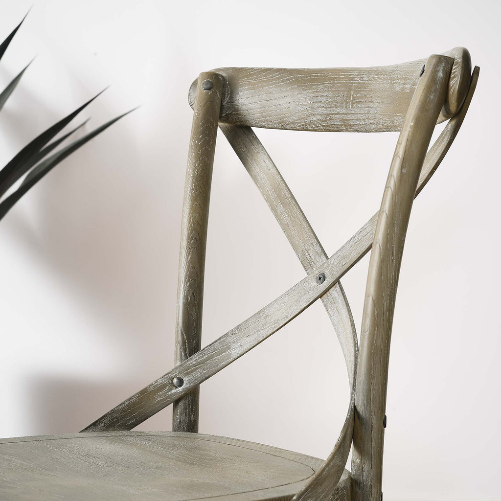Gear Dining Side Chair - Gray (EEI-5564-GRY)