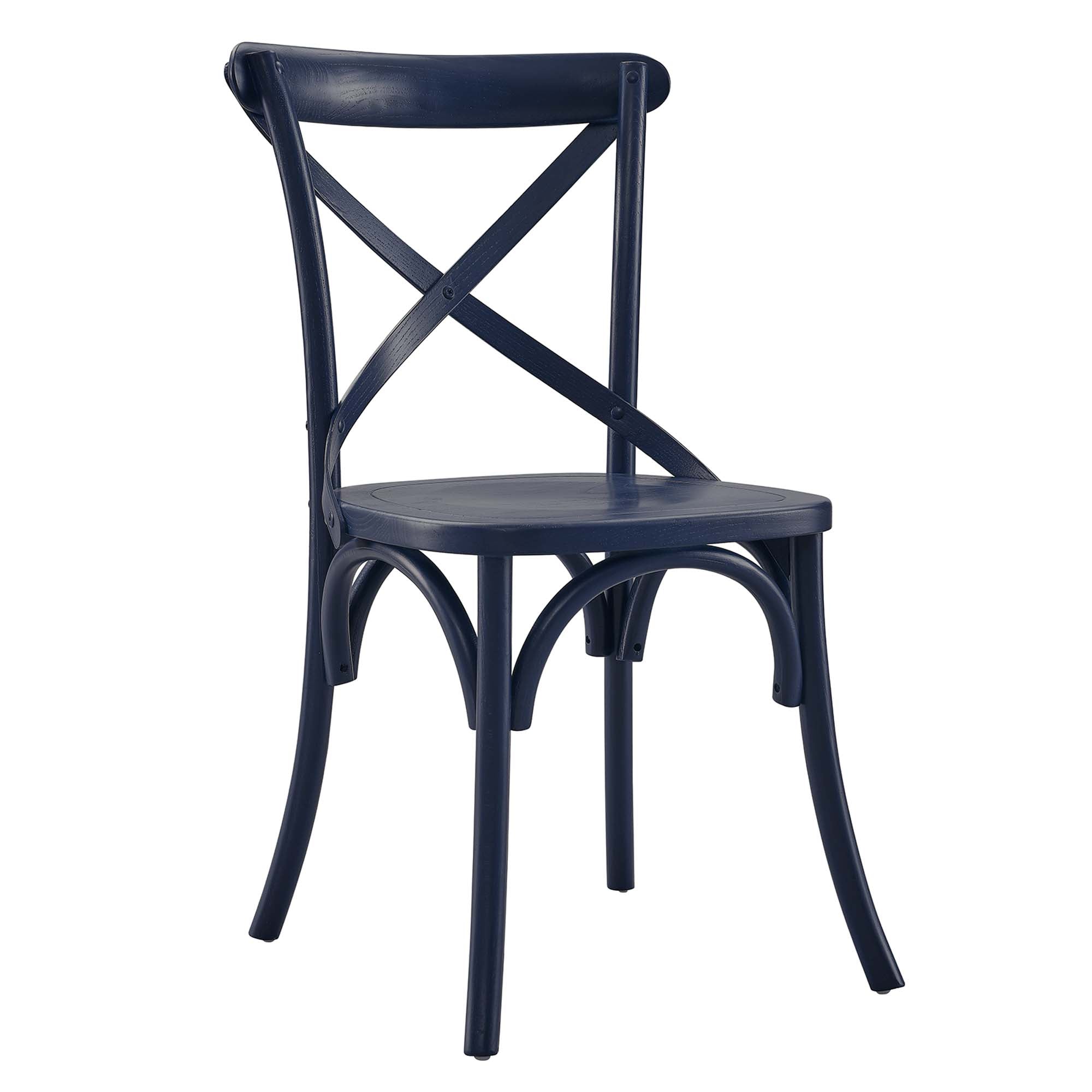 Gear Dining Side Chair - Midnight Blue (EEI-5564-MID)