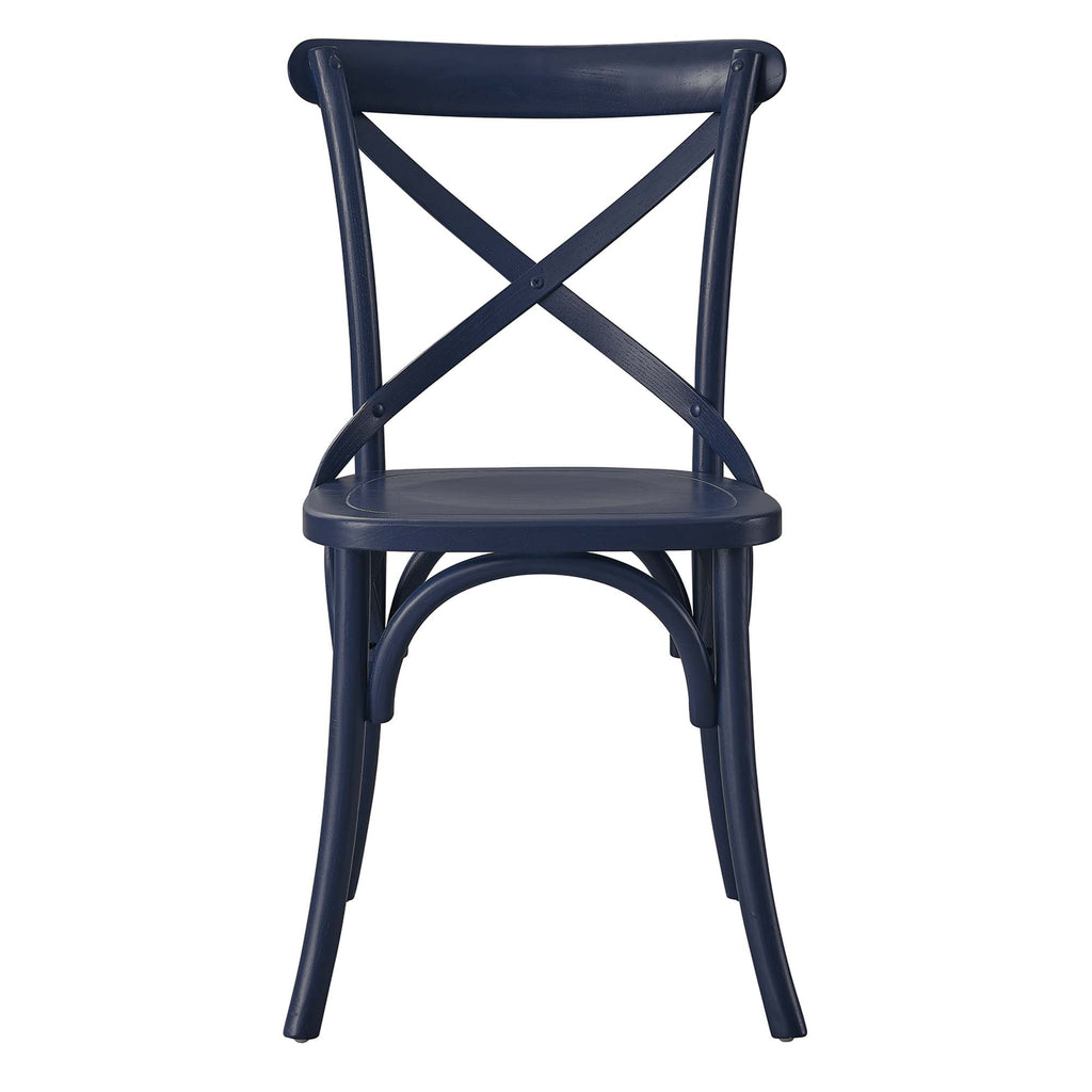 Gear Dining Side Chair - Midnight Blue (EEI-5564-MID)