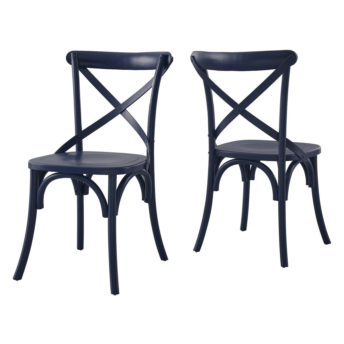 Gear Dining Side Chair - Midnight Blue (EEI-5564-MID)
