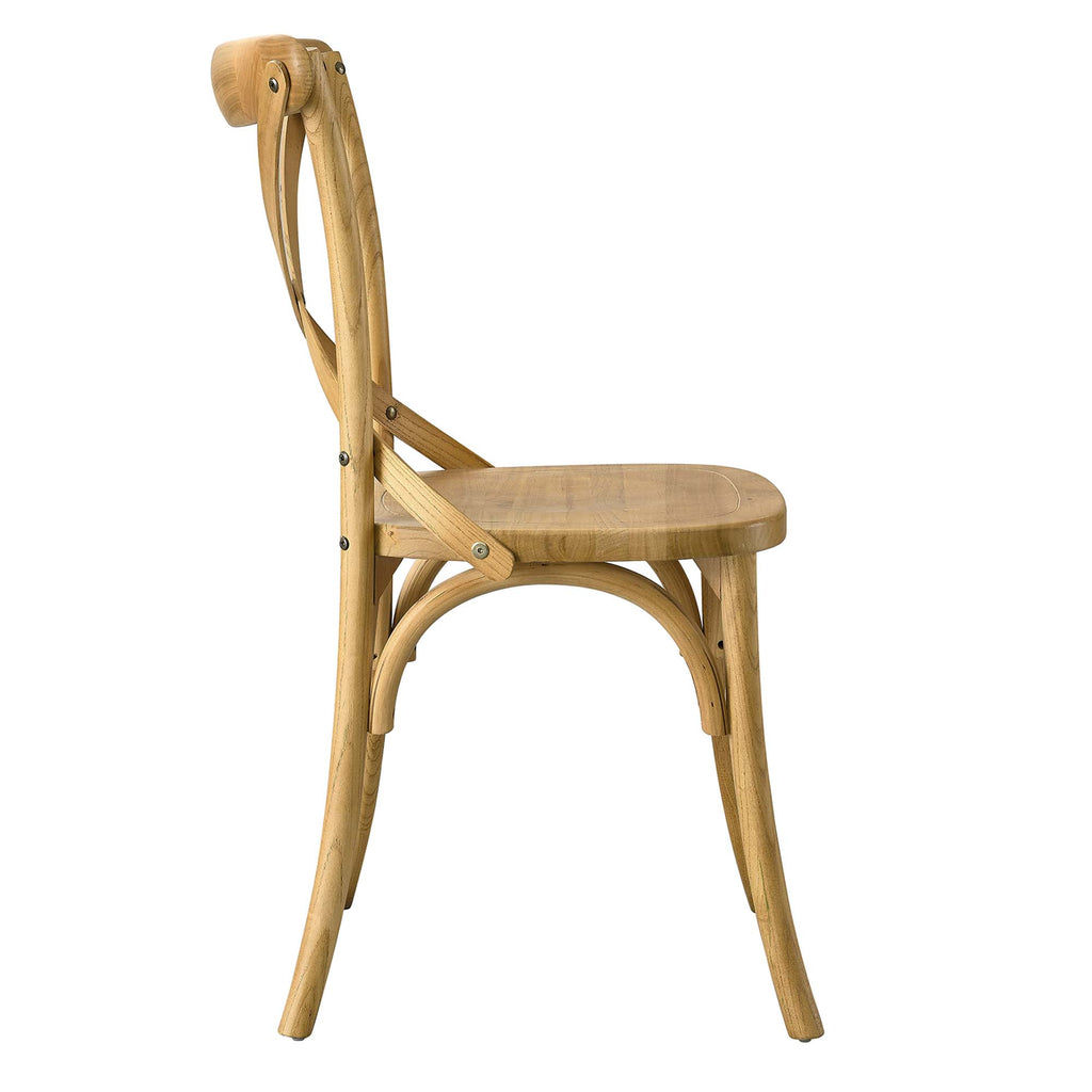 Gear Dining Side Chair - Natural (EEI-5564-NAT)