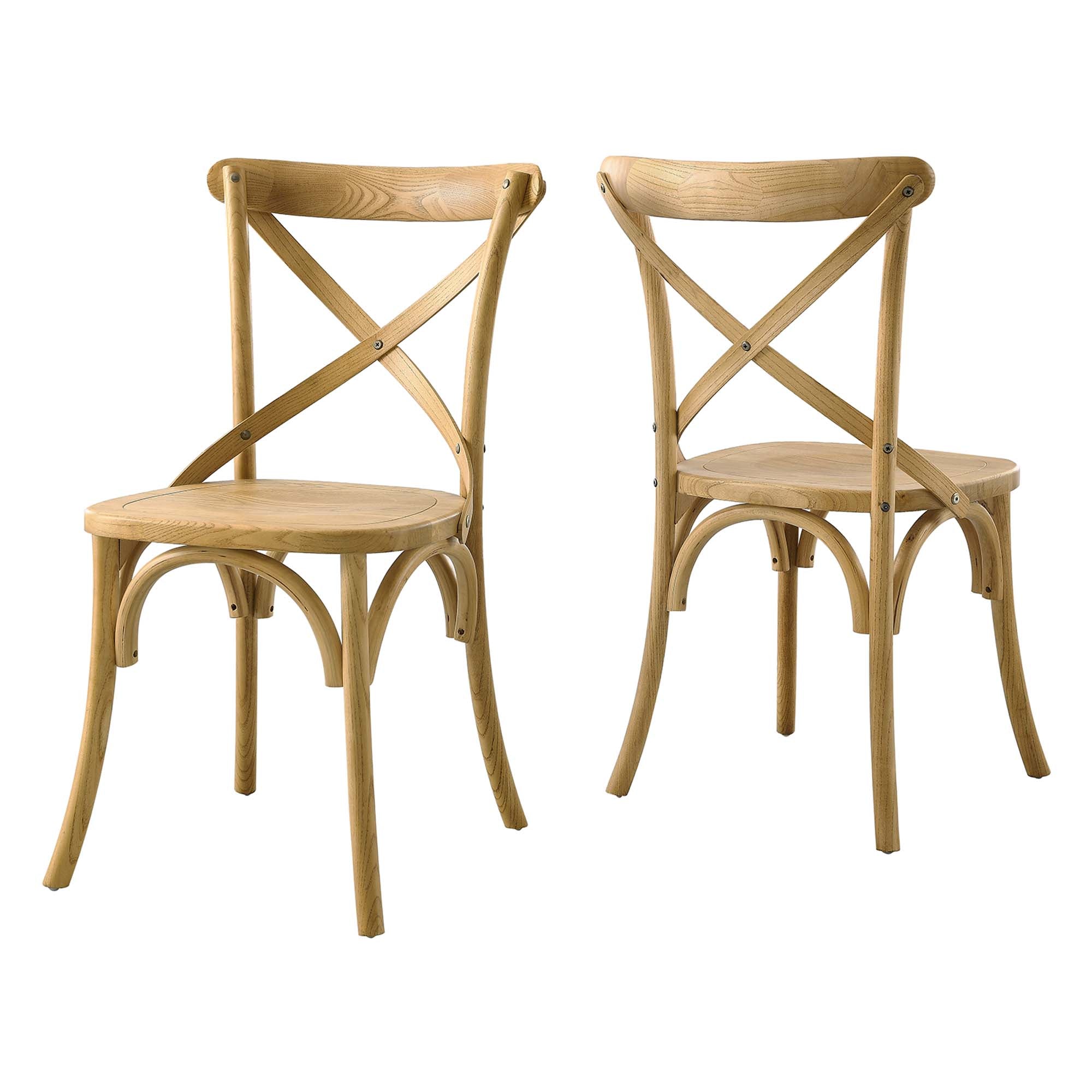 Gear Dining Side Chair - Natural (EEI-5564-NAT)