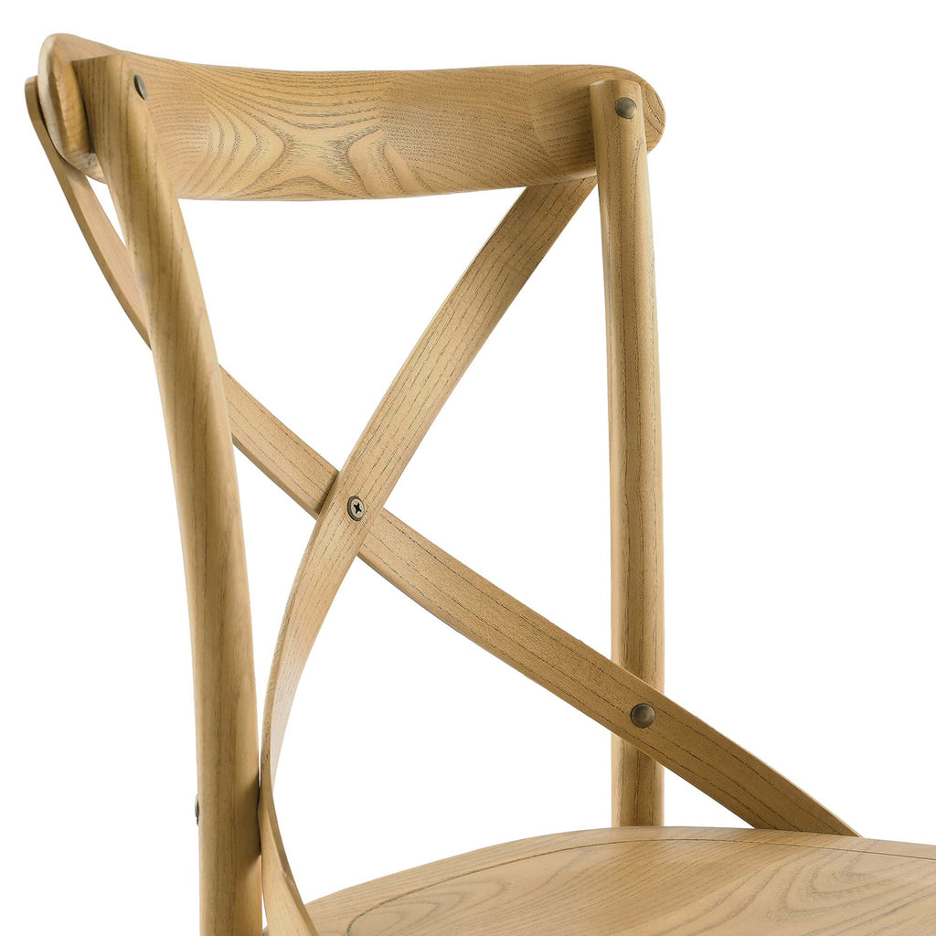Gear Dining Side Chair - Natural (EEI-5564-NAT)