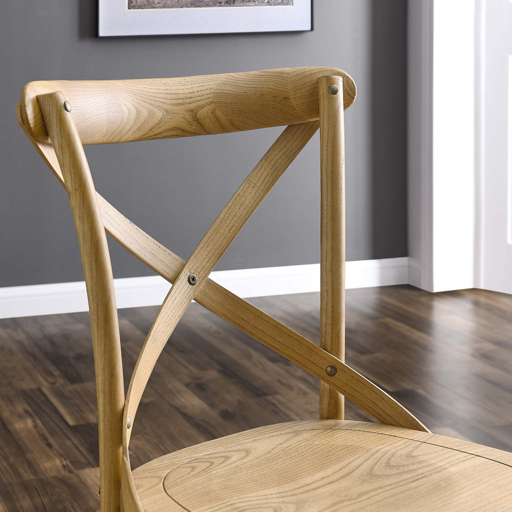 Gear Dining Side Chair - Natural (EEI-5564-NAT)
