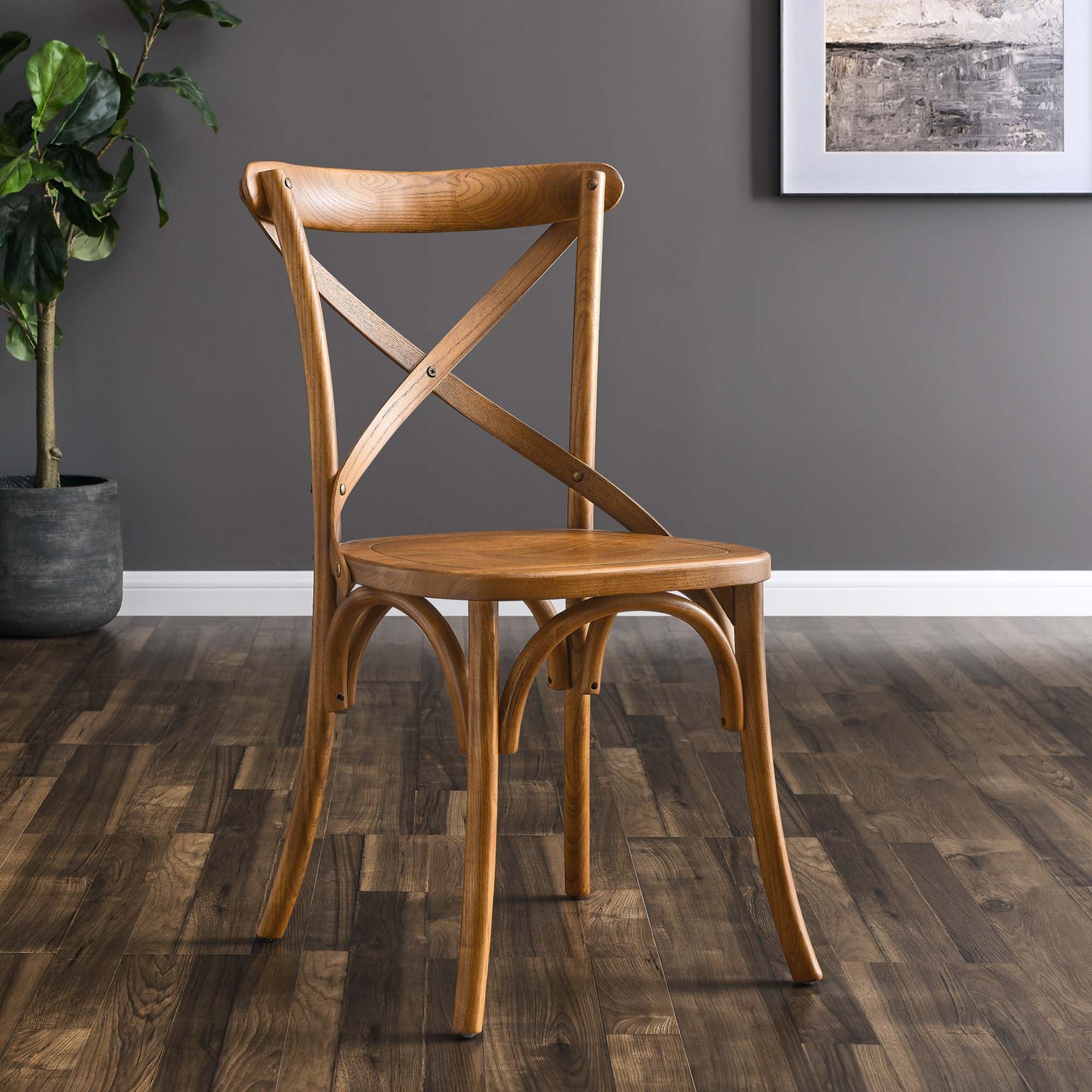 Gear Dining Side Chair - Walnut (EEI-5564-WAL)