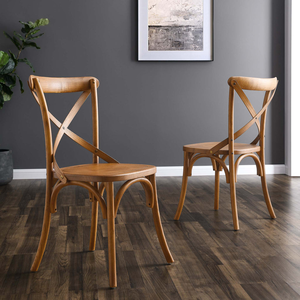 Gear Dining Side Chair - Walnut (EEI-5564-WAL)