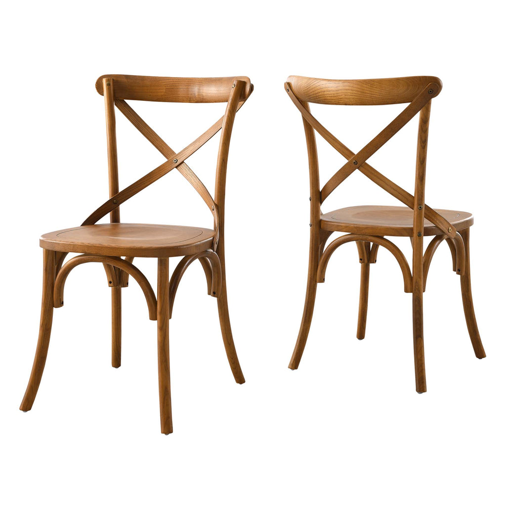 Gear Dining Side Chair - Walnut (EEI-5564-WAL)