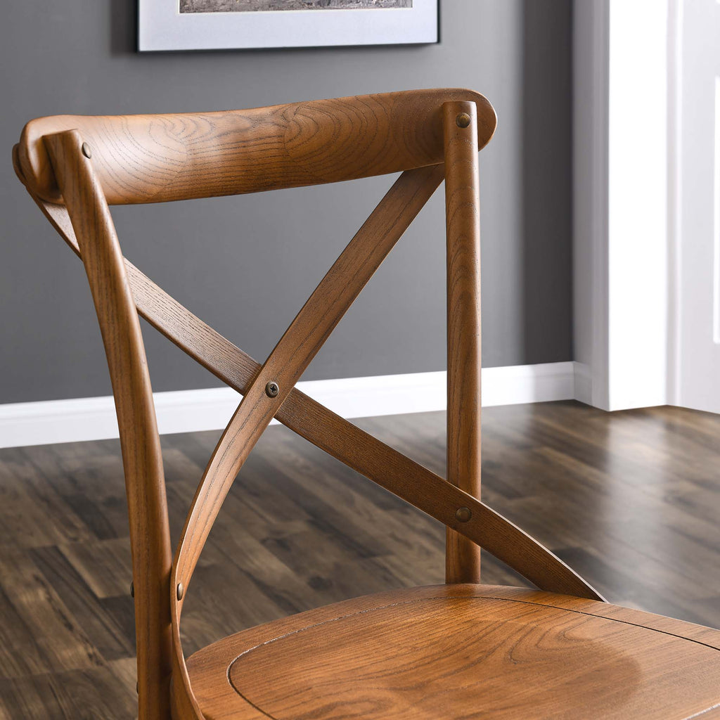 Gear Dining Side Chair - Walnut (EEI-5564-WAL)