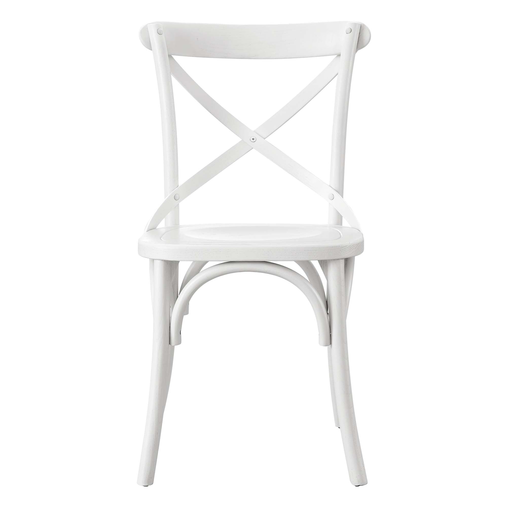 Gear Dining Side Chair - White (EEI-5564-WHI)