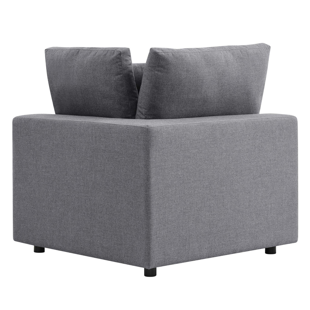 Commix Sunbrella Outdoor Patio Loveseat - Gray