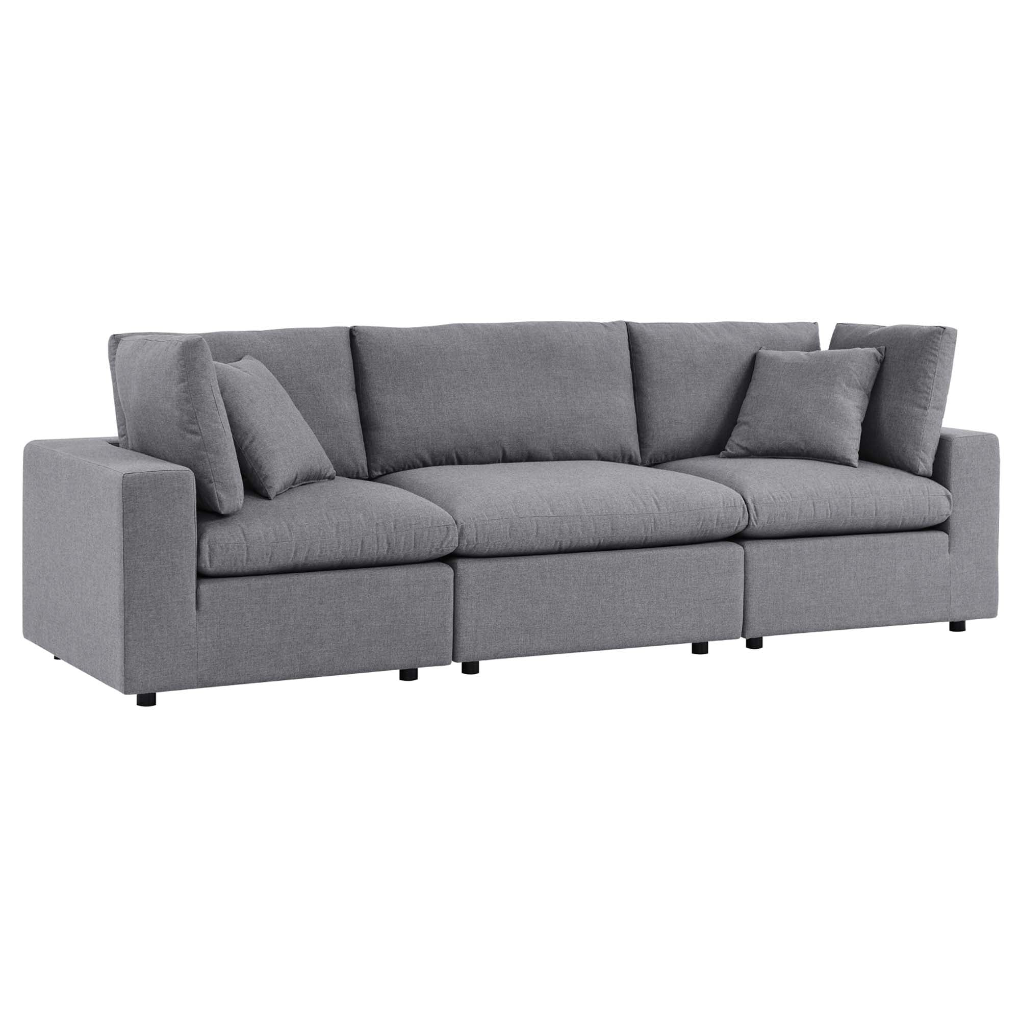 Commix Sunbrella Outdoor Patio Sofa - Gray