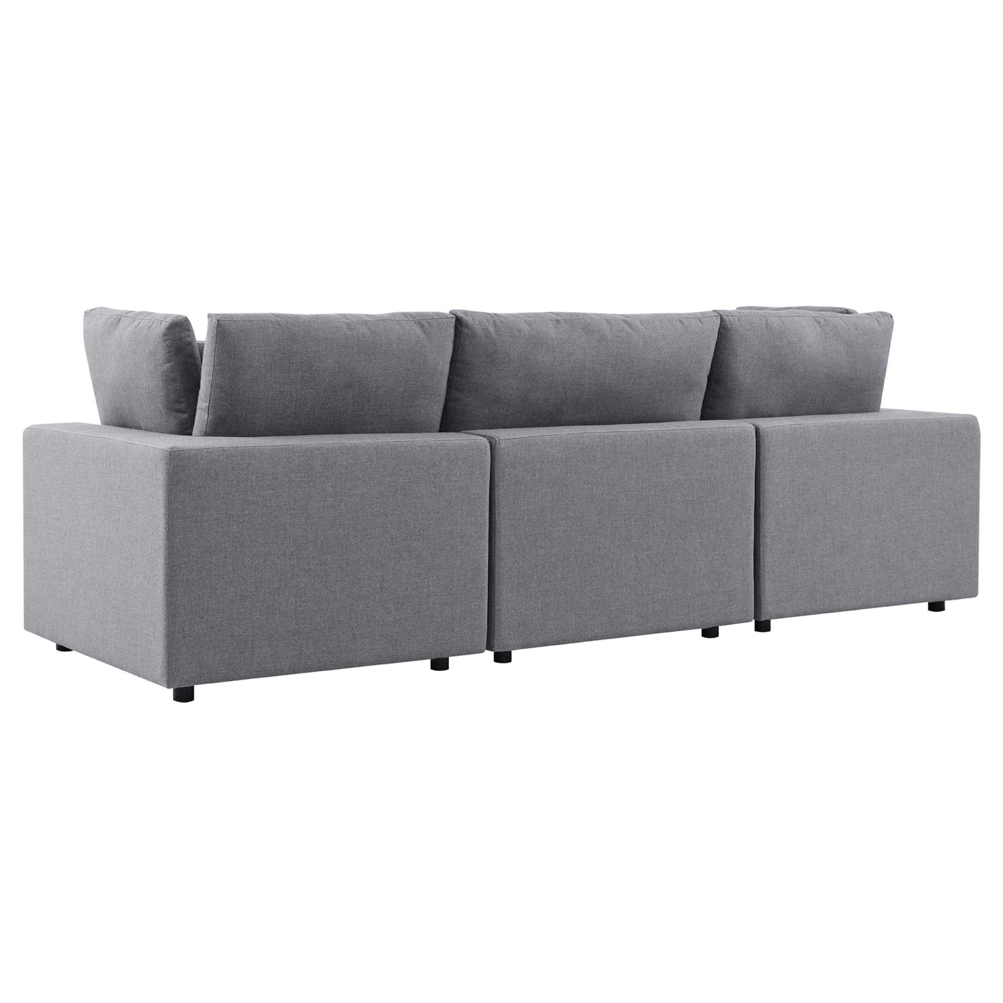 Commix Sunbrella Outdoor Patio Sofa - Gray