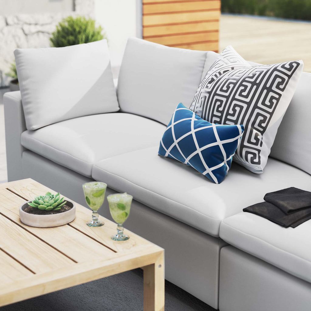 Commix Sunbrella Outdoor Patio Sofa - White