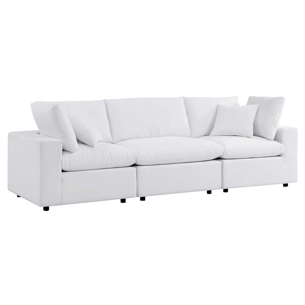 Commix Sunbrella Outdoor Patio Sofa - White