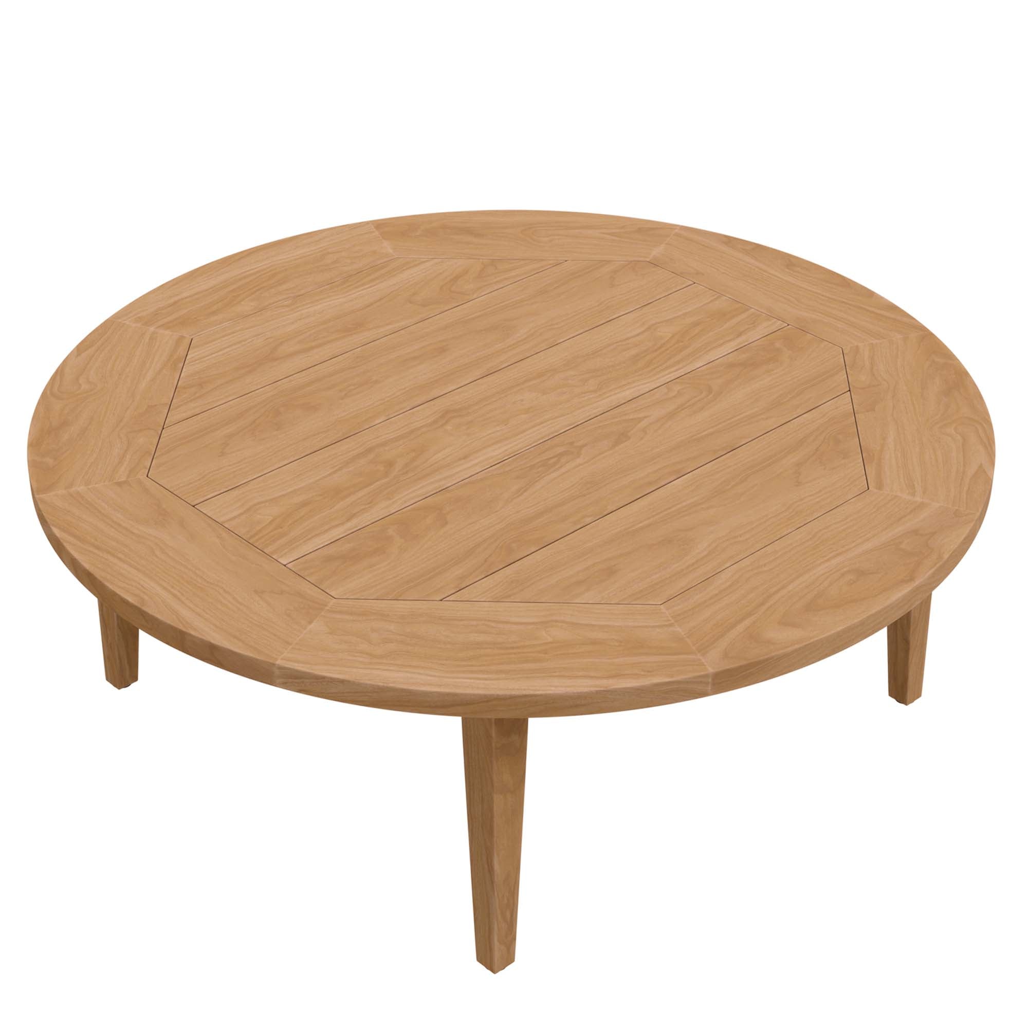 Brisbane Teak Wood Outdoor Patio Coffee Table - Natural