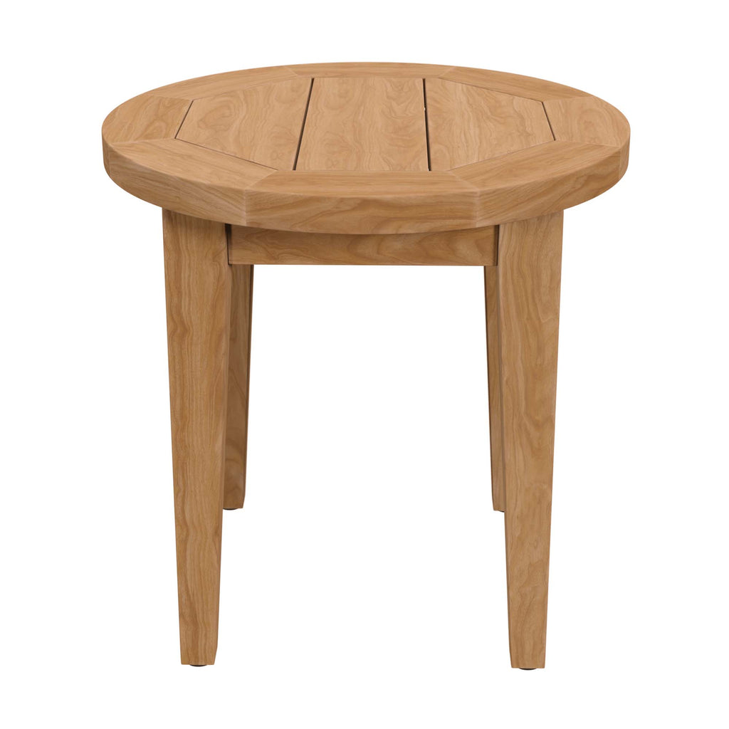 Brisbane Teak Wood Outdoor Patio Side Table - Natural