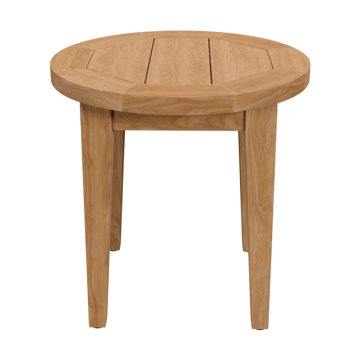 Brisbane Teak Wood Outdoor Patio Side Table - Natural