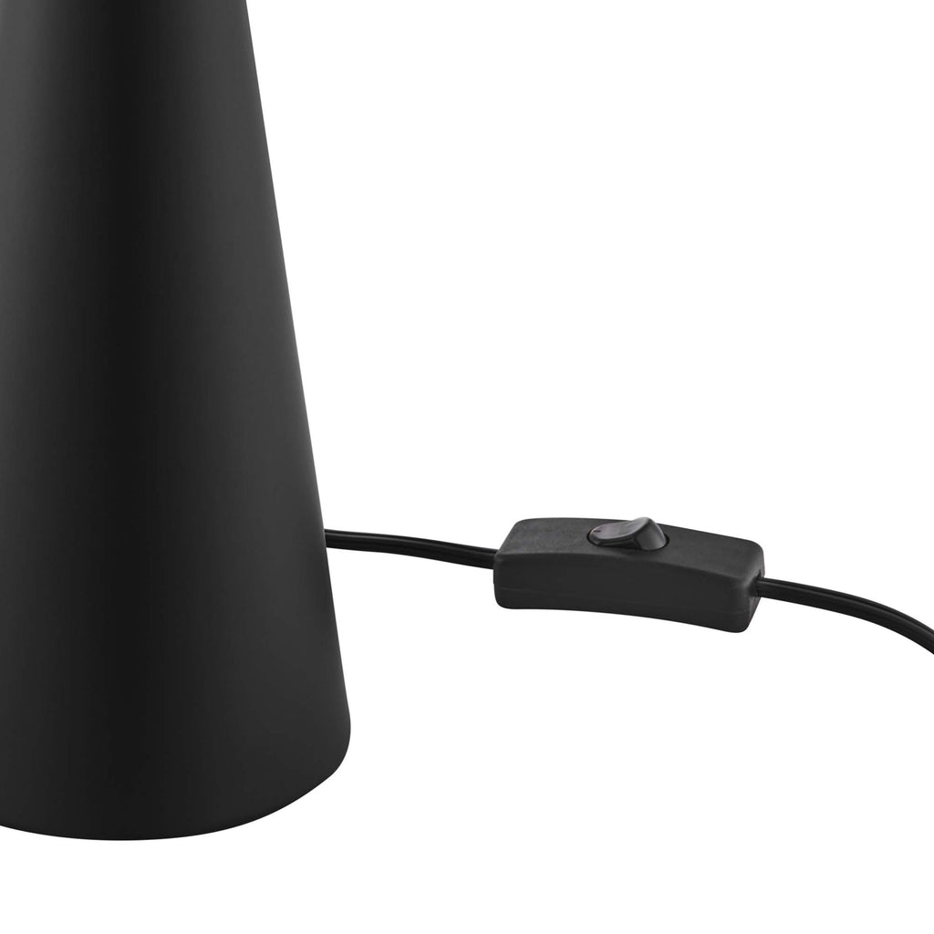 Apex Glass Globe Glass Table Lamp - White Black