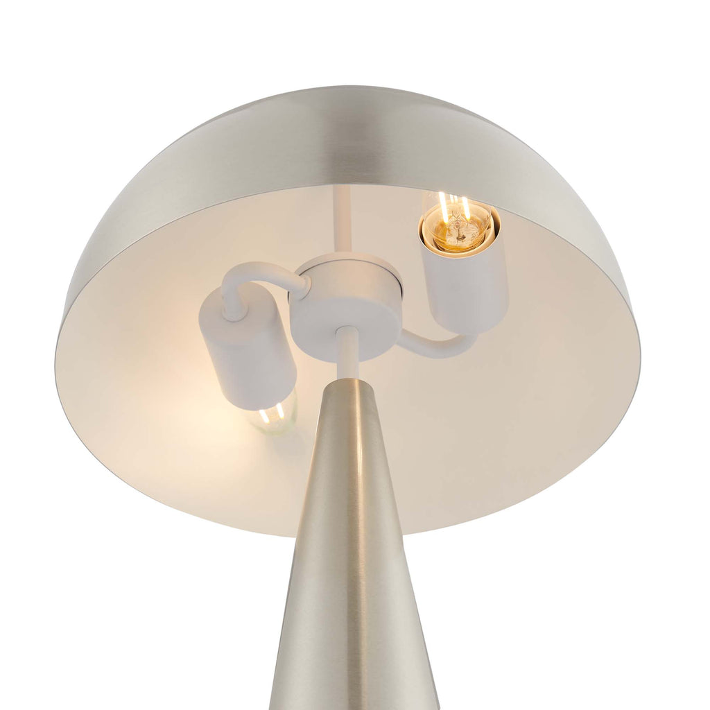 Selena Metal Table Lamp - Satin Nickel