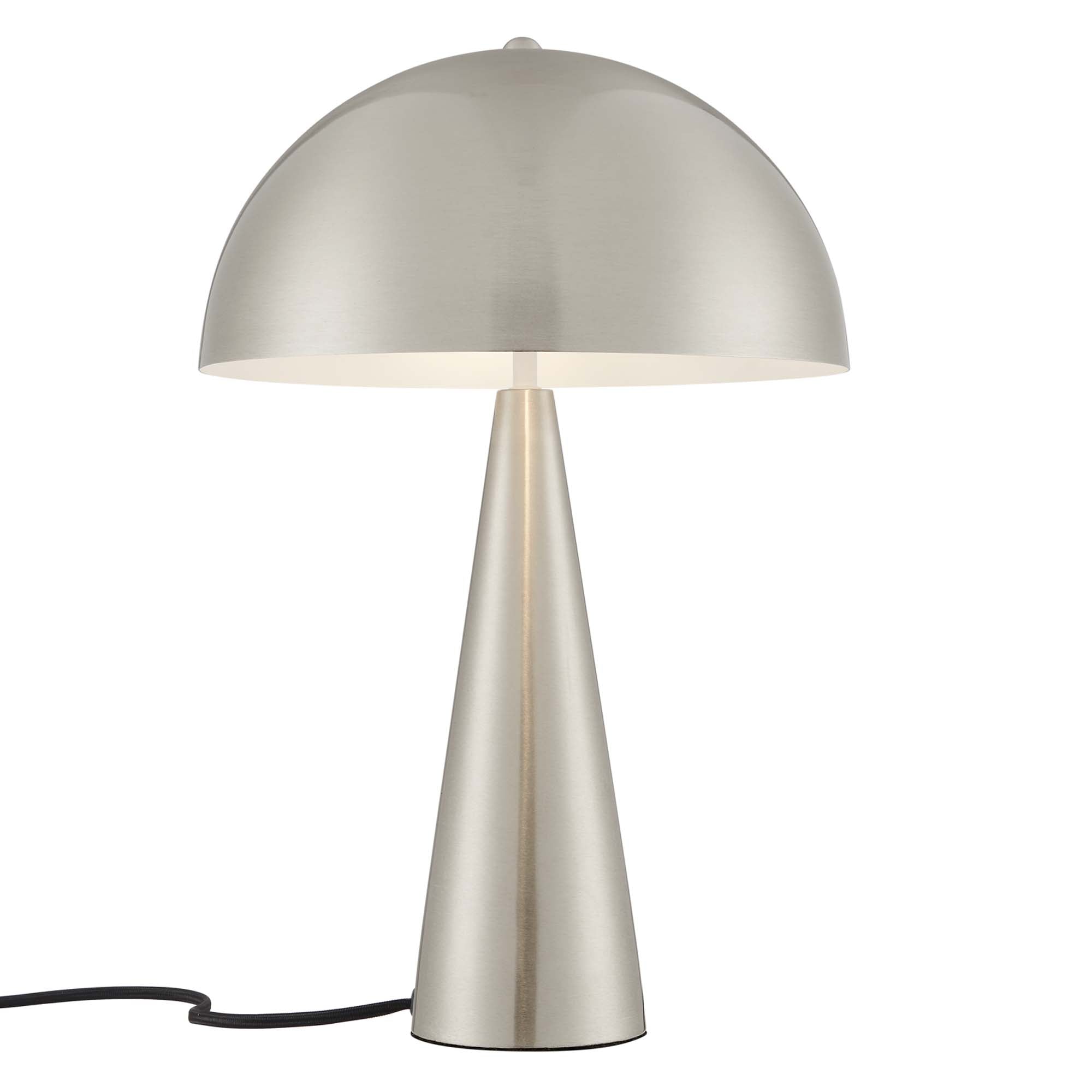 Selena Metal Table Lamp - Satin Nickel