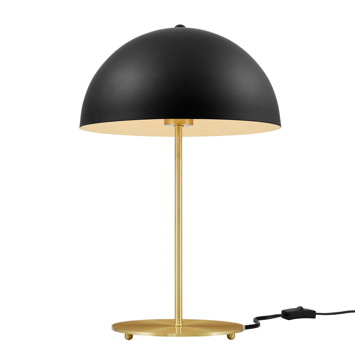 Ideal Metal Table Lamp - Black Satin Brass