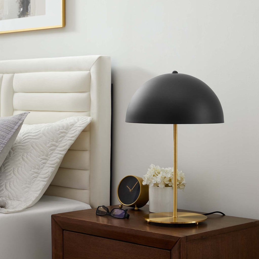 Ideal Metal Table Lamp - Black Satin Brass