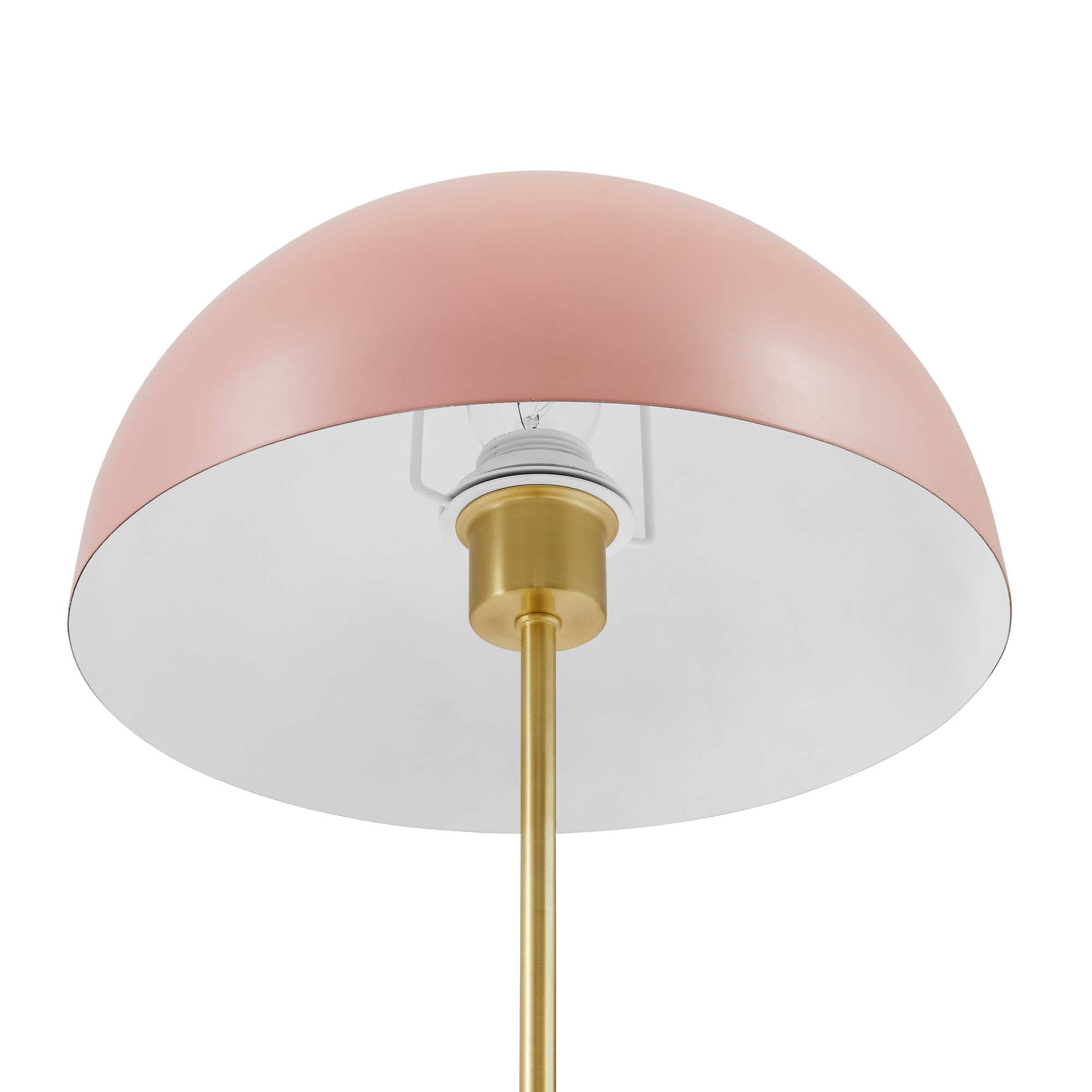 Ideal Metal Table Lamp - Pink Satin Brass