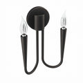 Penrose 2-Light Wall Sconce - Black