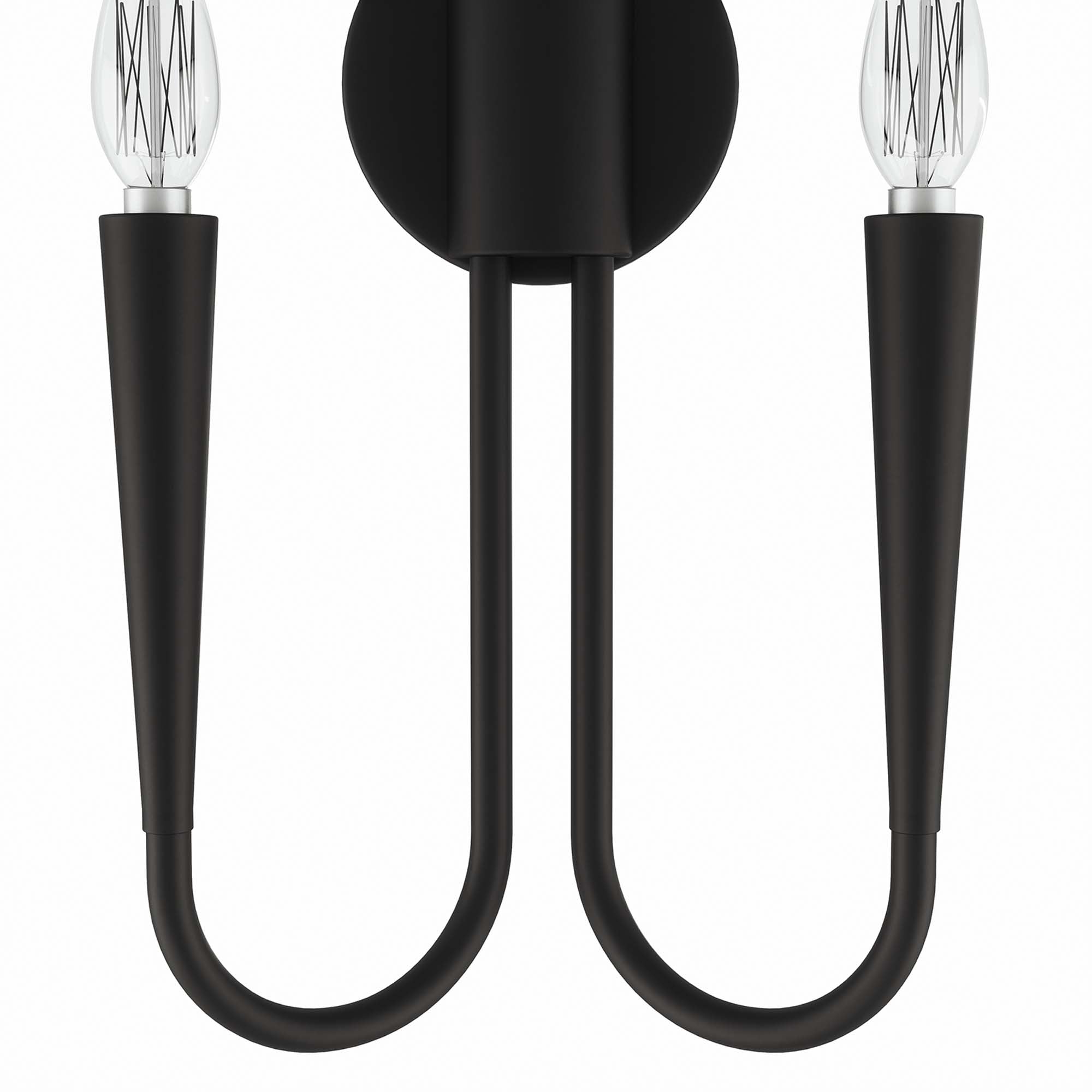 Penrose 2-Light Wall Sconce - Black