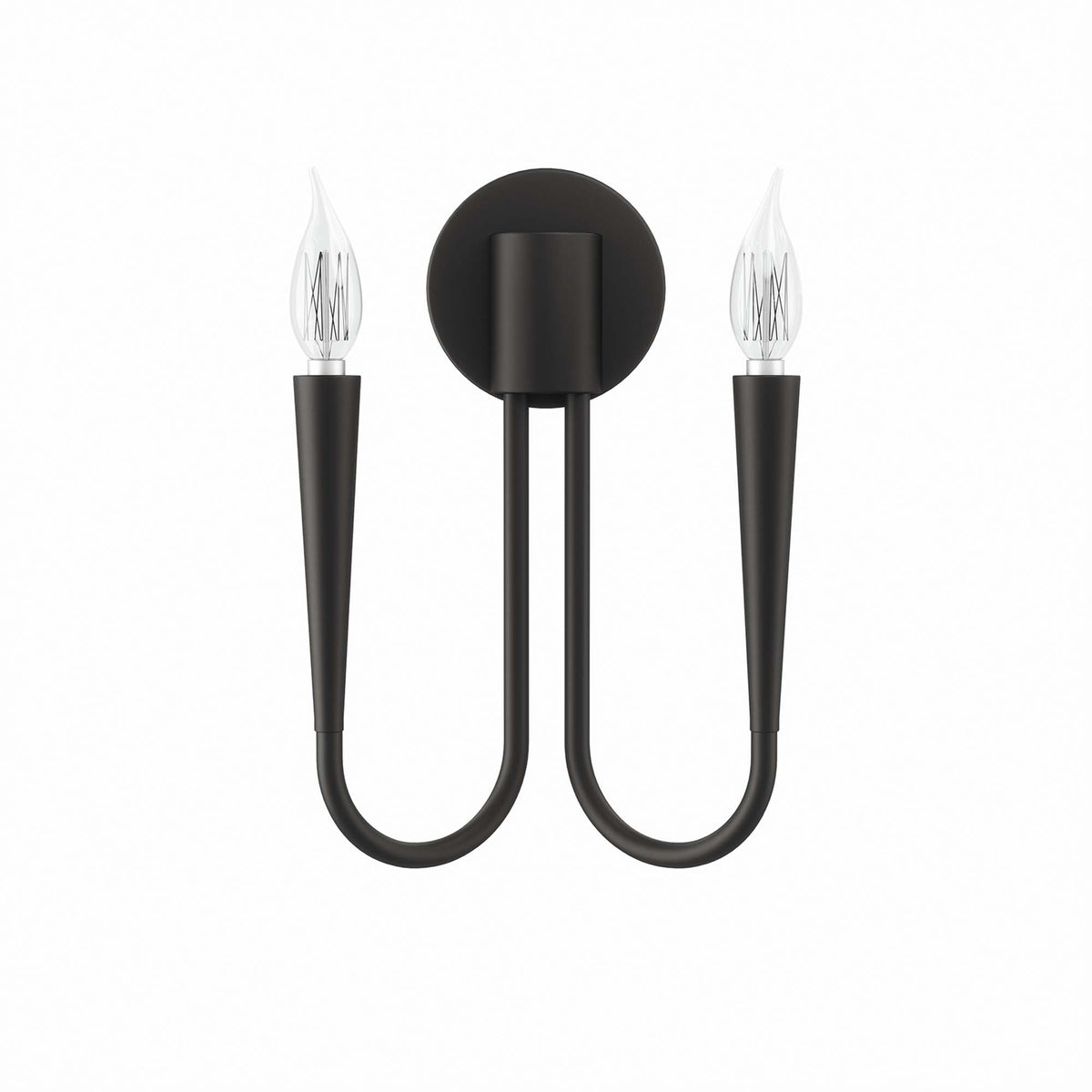 Penrose 2-Light Wall Sconce - Black