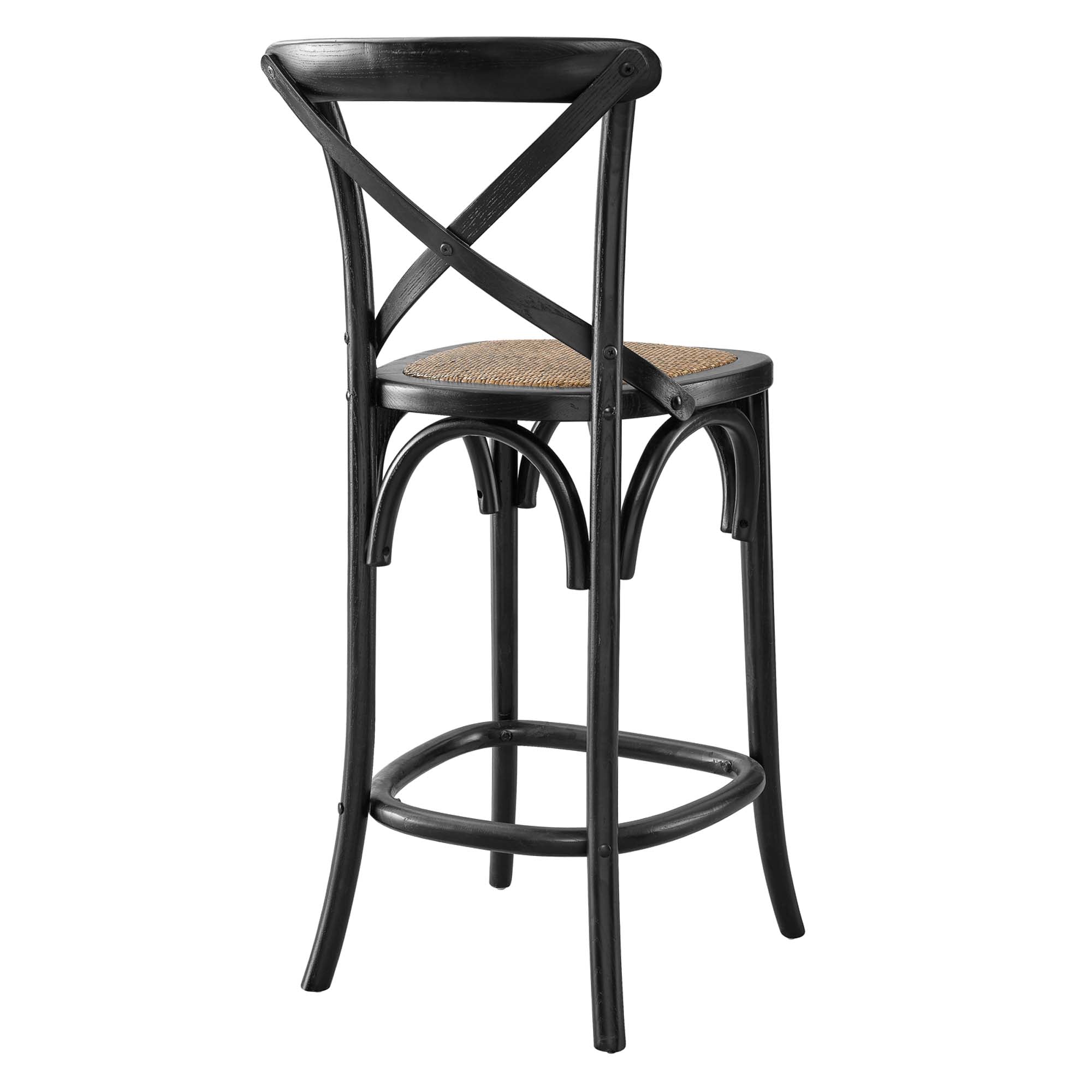 Gear Counter Stool - Black (EEI-5667-BLK)