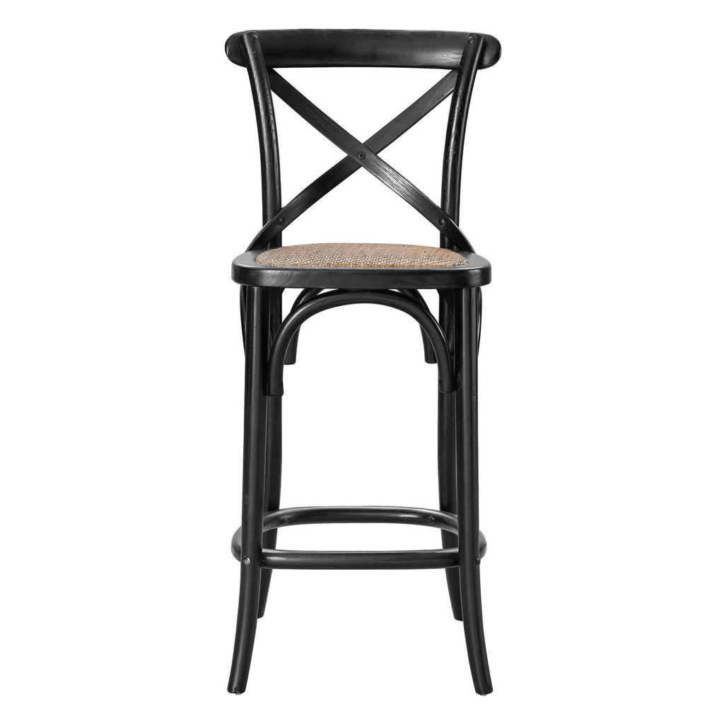 Gear Counter Stool - Black (EEI-5667-BLK)