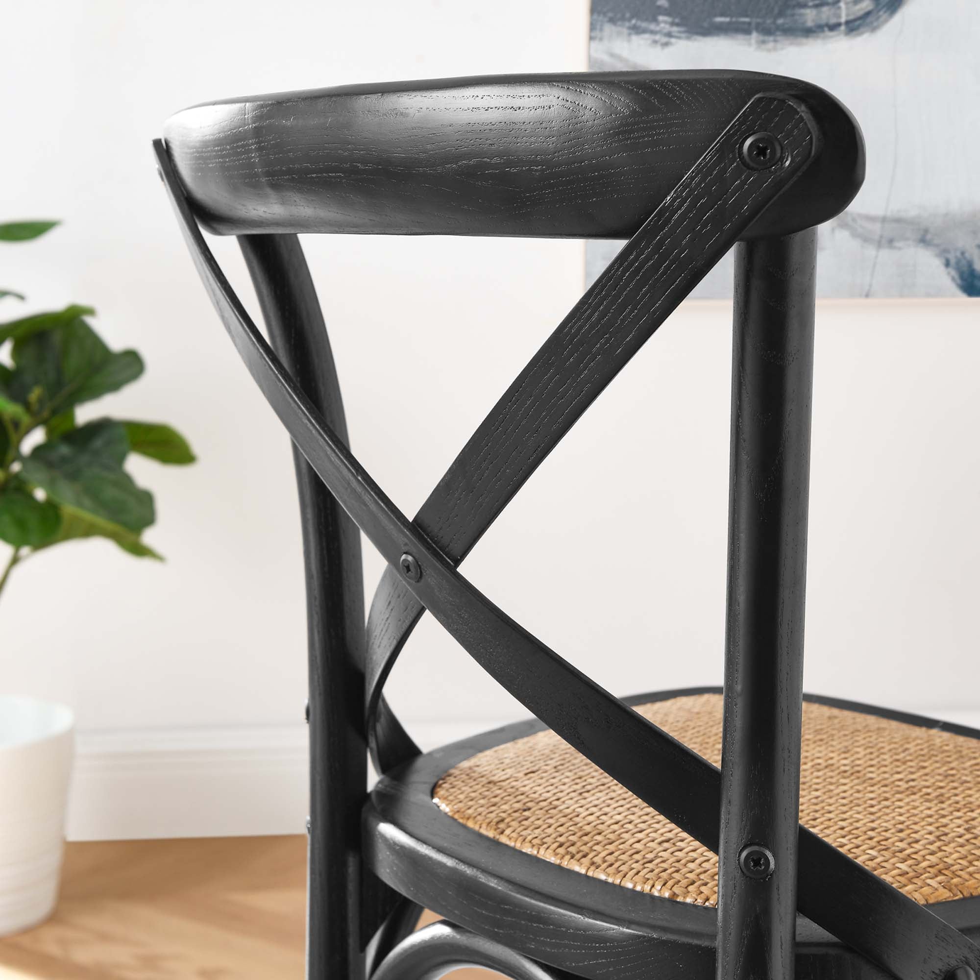 Gear Counter Stool - Black (EEI-5667-BLK)