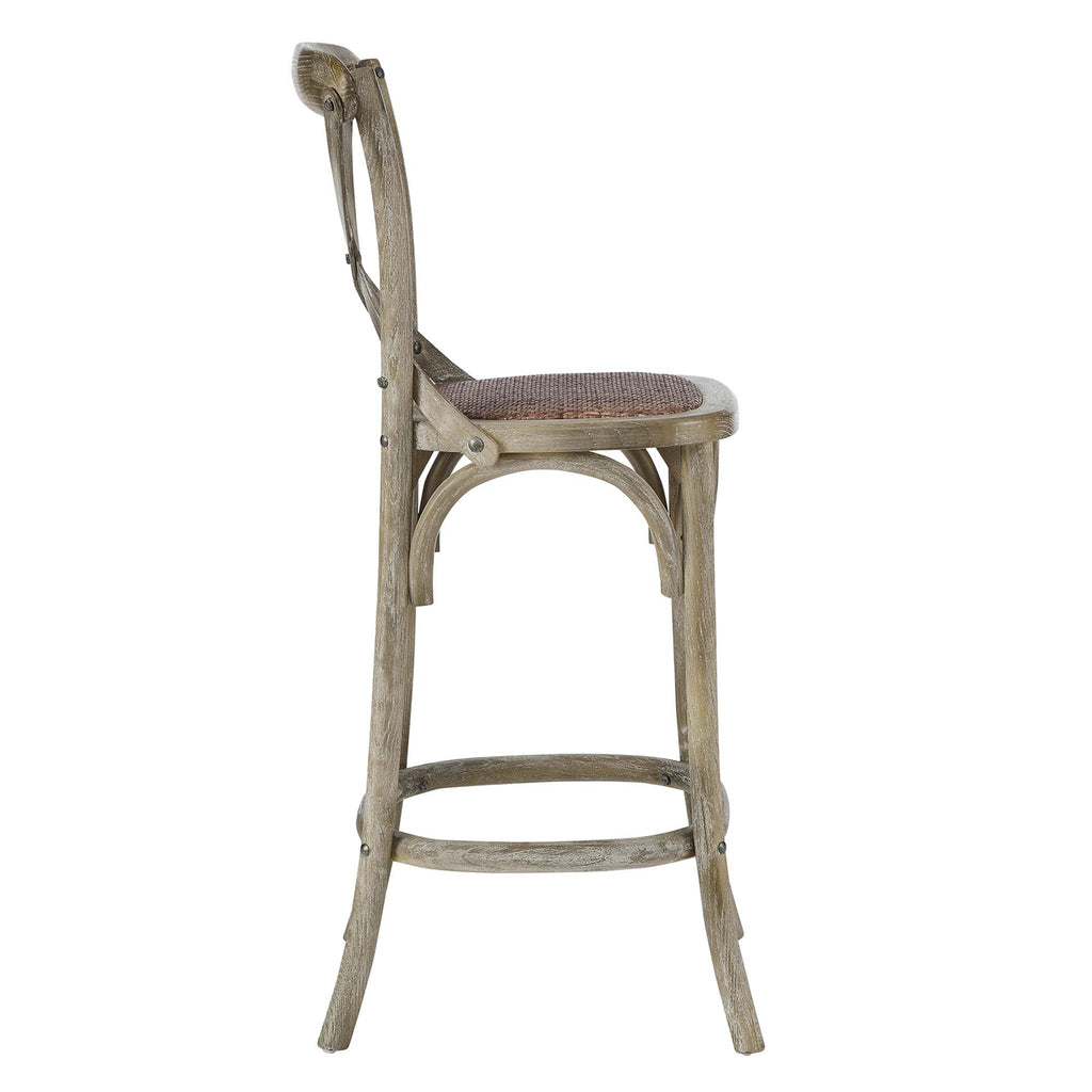 Gear Counter Stool - Gray (EEI-5667-GRY)