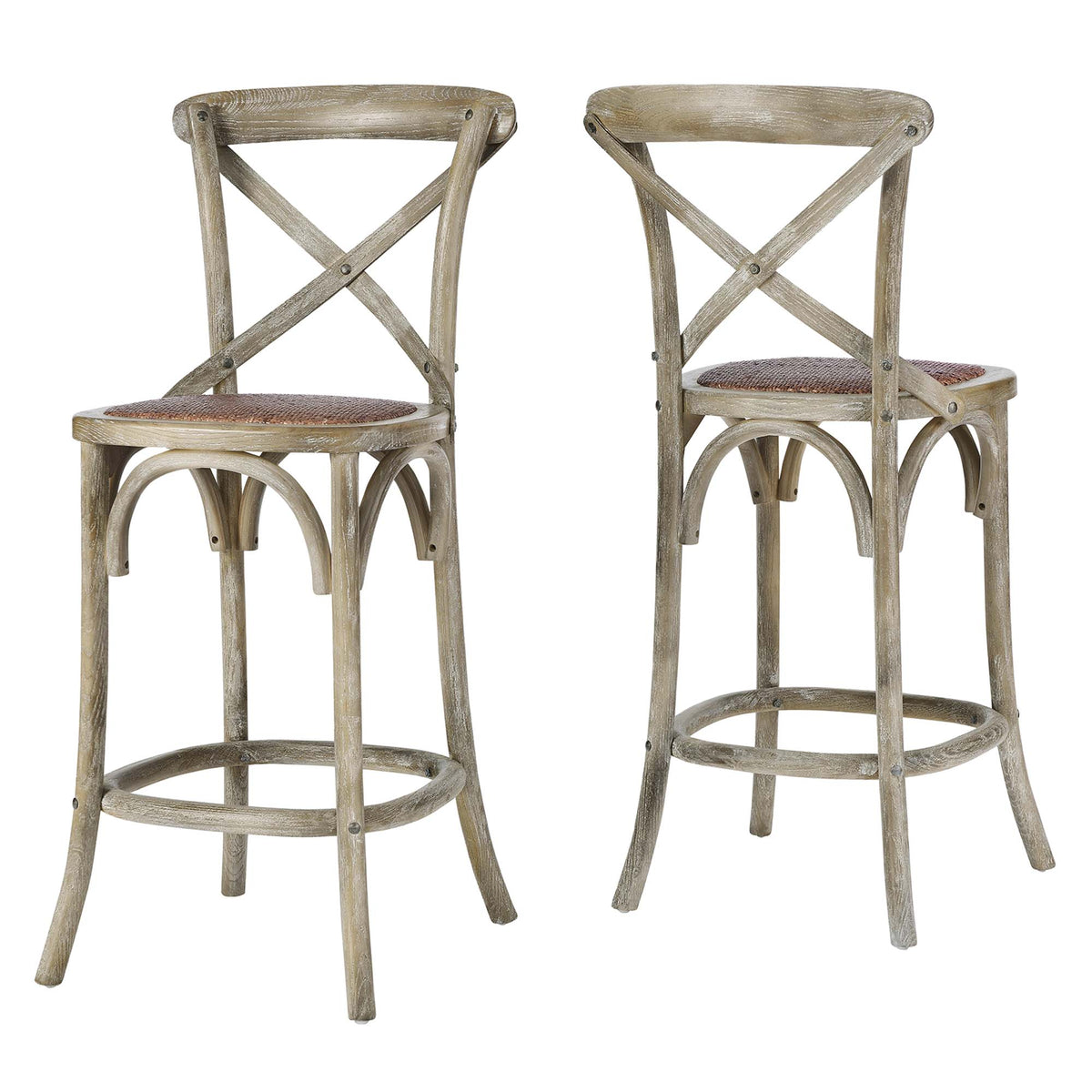 Gear Counter Stool - Gray (EEI-5667-GRY)