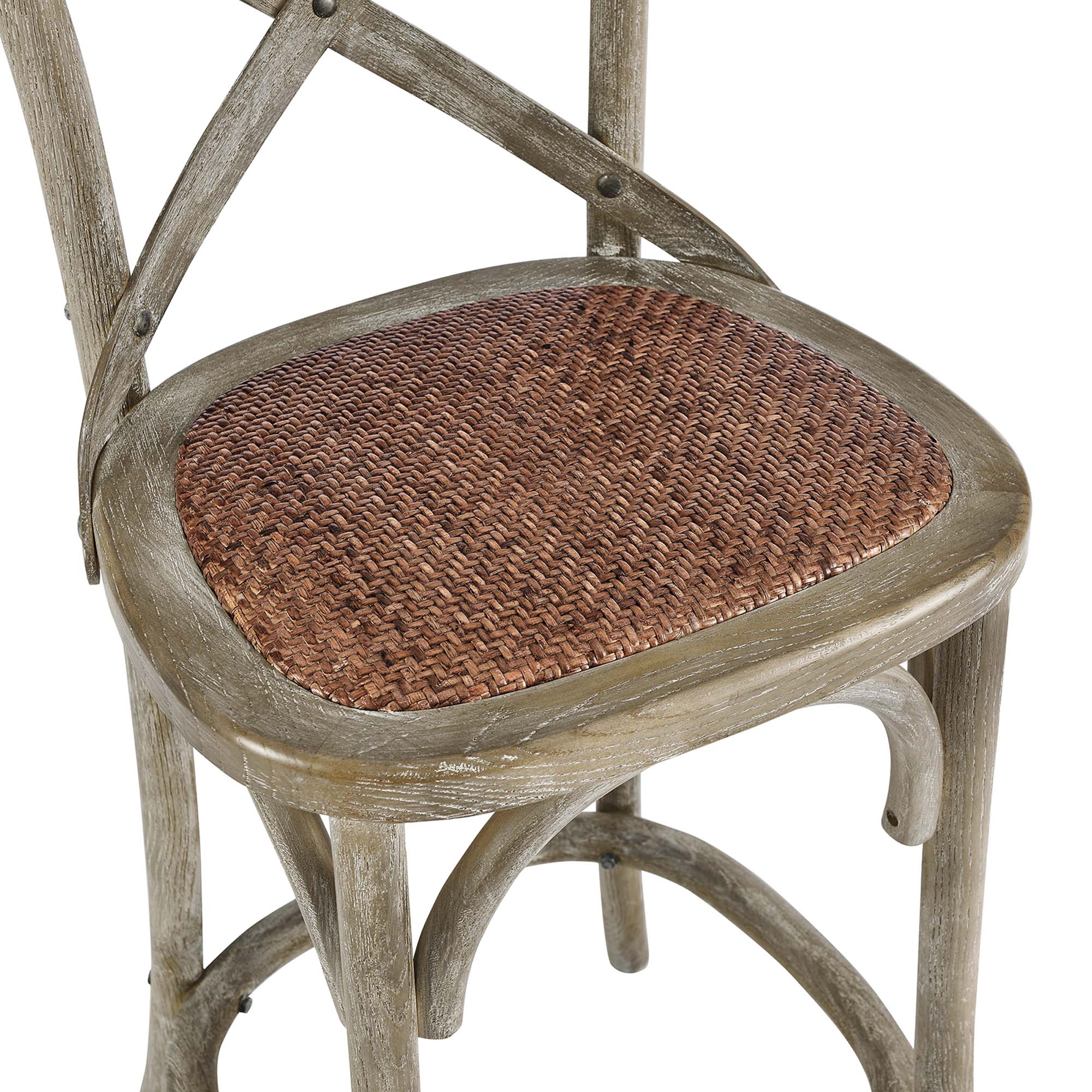 Gear Counter Stool - Gray (EEI-5667-GRY)