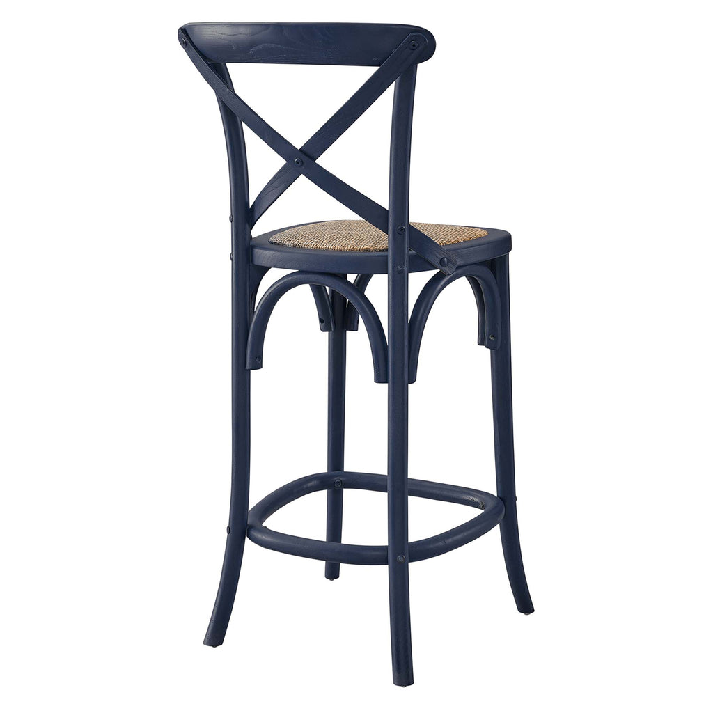 Gear Counter Stool - Midnight Blue (EEI-5667-MID)
