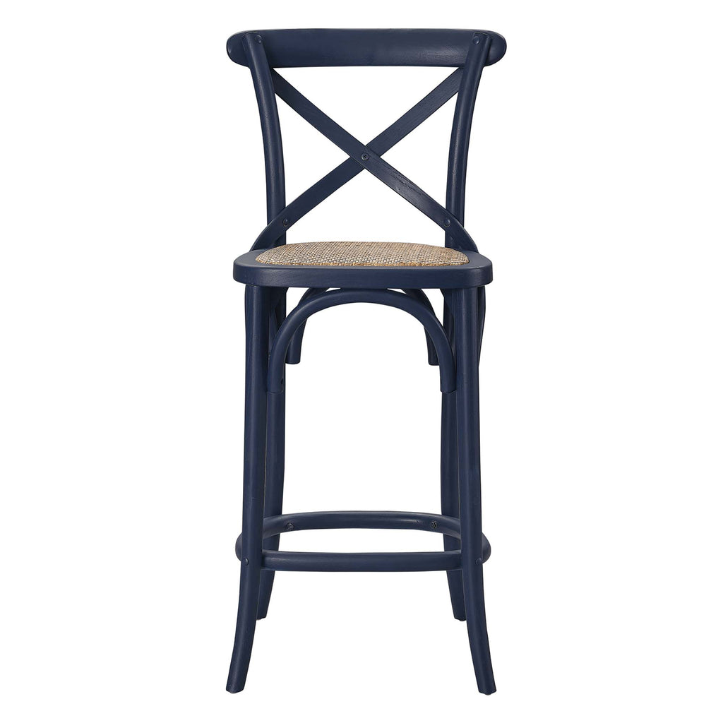 Gear Counter Stool - Midnight Blue (EEI-5667-MID)